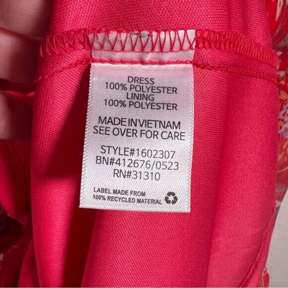 The general good floral print, fully lined sheer midi dress 🌺 small - Picture 7 of 7